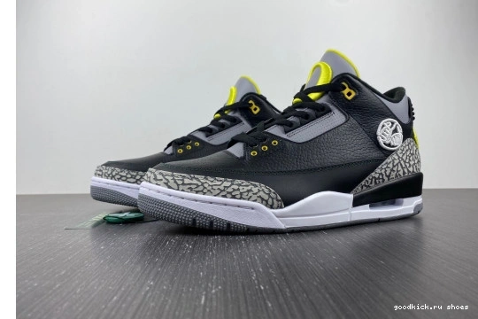 HO11-MNJDLS-5 HO11-MNJDLS-5 Pit Black Jordan Crew 3 Ducks Oregon Retro 0523